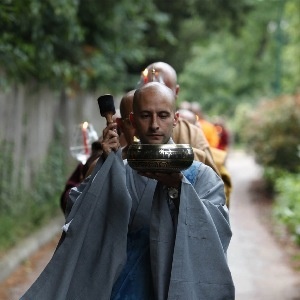 La procession autour de la Pagode
